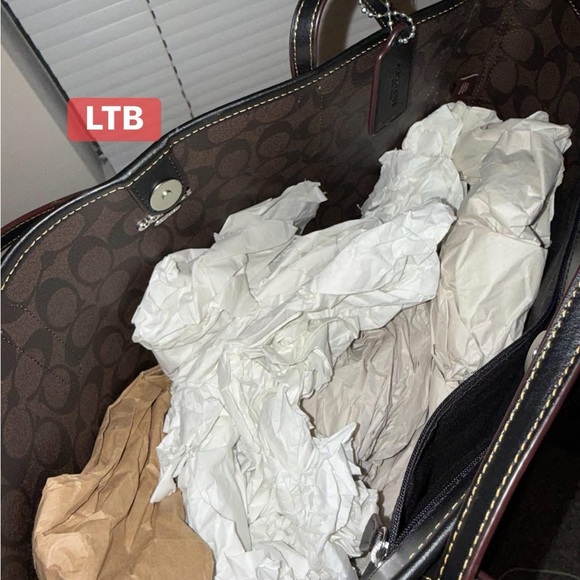 Authentic Coach Leopard Print Tote - Tan and Black (BRAND NEW) - Picture 3 of 12